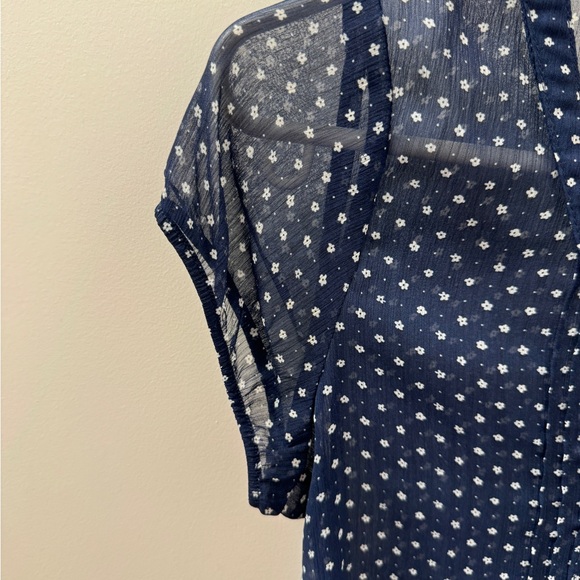 Garage See-through floral tie-front blouse - Picture 3 of 5